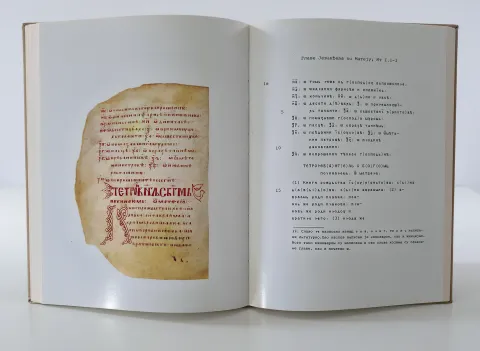 Сврљишки одломци јеванђеља, пример